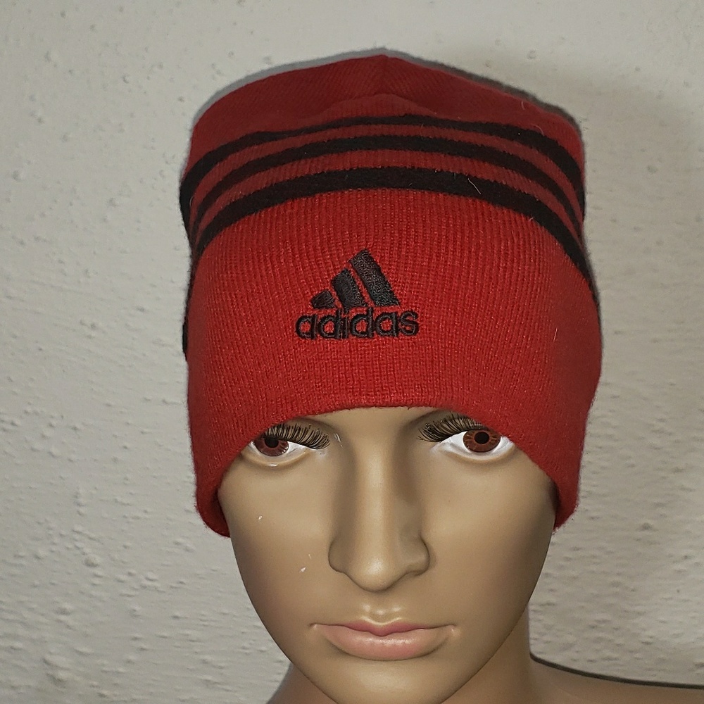Adidas Knit Red Winter Hat